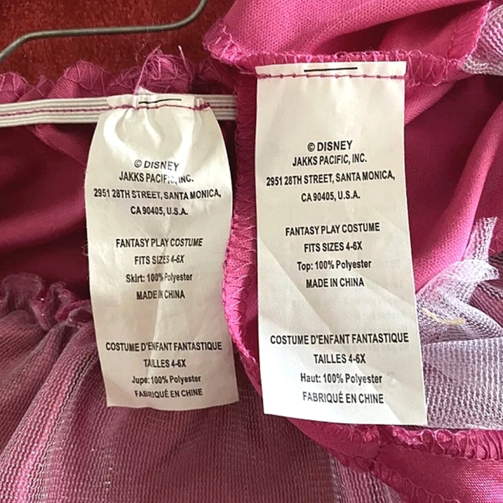 DISNEY Princess Sleeping Beauty 2pc Dress Up a Aurora Girl Costume Halloween NWT - Picture 9 of 11